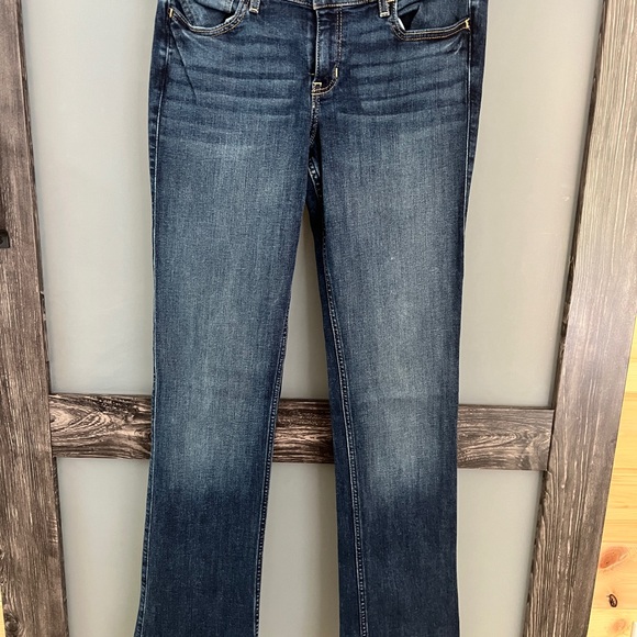 Hollister Dark Blue Boot Cut Jeans - Picture 1 of 3